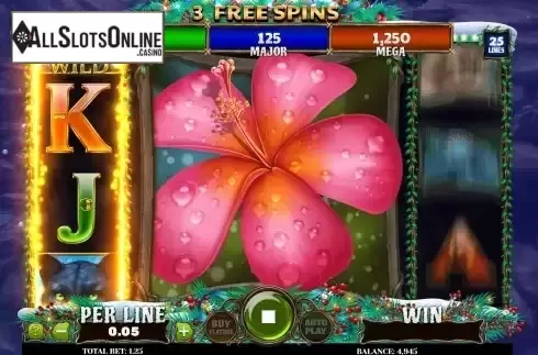 Free Spins Screen
