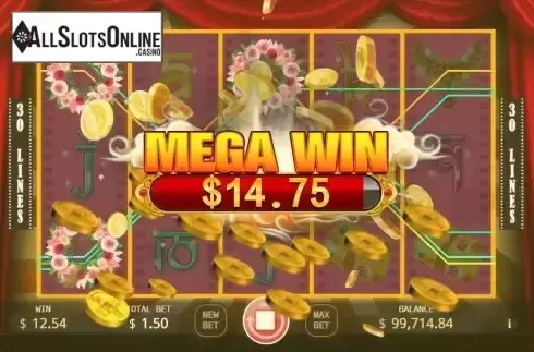 Mega Win Screen
