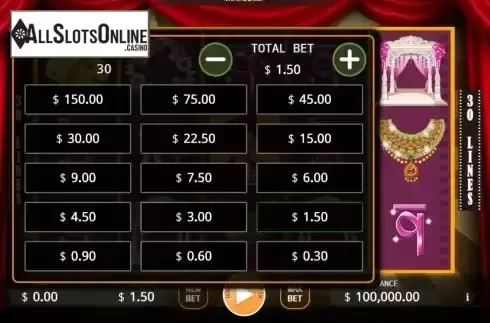 Bets Screen