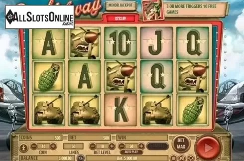 Reels screen. Bombs Away from Habanero