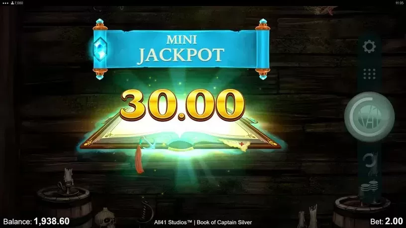 Book of Captain Silver slot screenshot 6