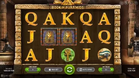 Book Of Pyramids slot screenshot 1