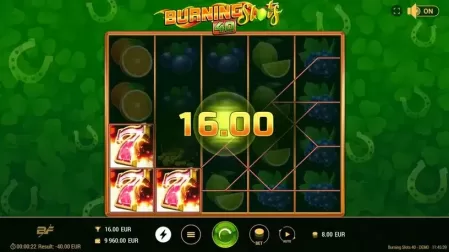 Burning Slots 40 slot screenshot 2