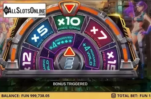 Bonus Wheel Screen