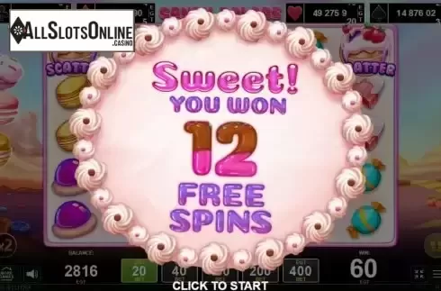 Free Spins screen 2