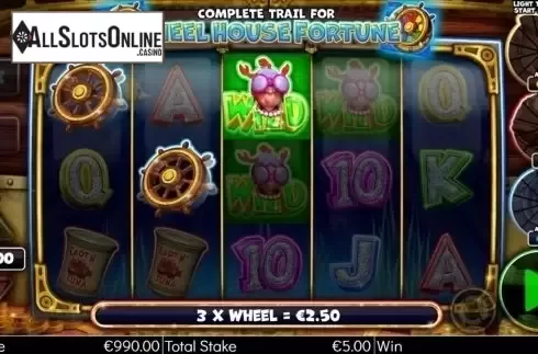 Win Screen 1. Captain Cashfall's Treasures of the Deep from Storm Gaming