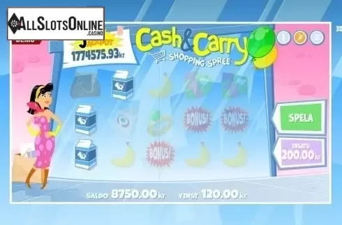 Win Screen . Cash & Carry: Shopping Spree from PAF