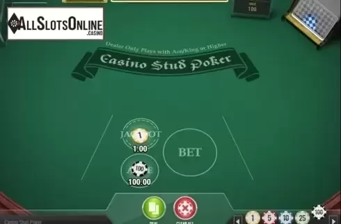 Game Screen 1. Casino Stud Poker (Play'n Go) from Play'n Go
