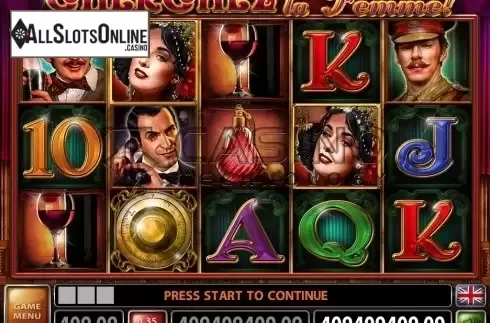 Screen2. Cherchez La Femme from Casino Technology