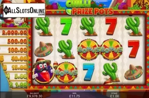 Bonus Wheel Win Screen