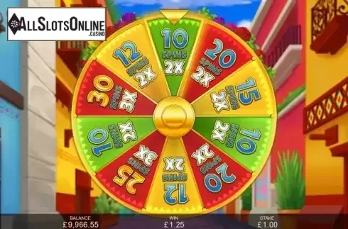 Bonus Wheel Screen