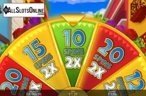 Bonus Wheel Win Screen 2