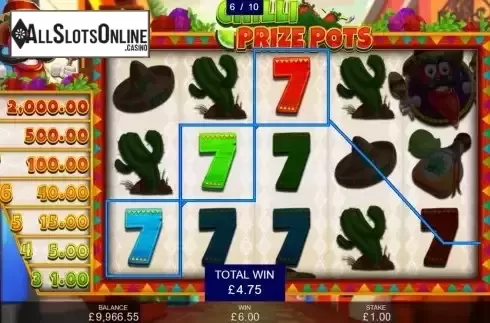 Free Spins Gameplay Screen