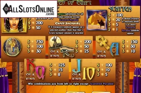 Screen2. Cleo Queen of Egypt from Amaya
