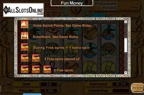 Screen3. Cleopatra's Secrets from SkillOnNet