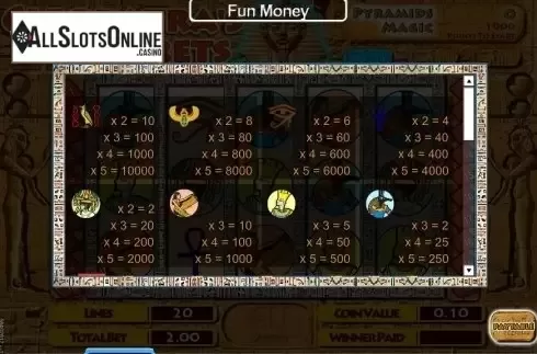 Screen2. Cleopatra's Secrets from SkillOnNet