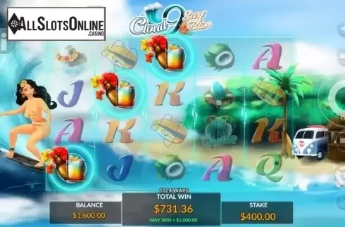Win Screen 1. Cloud 9 Surf Bliss from Maverick