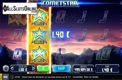 Win Screen 2. CometStar from GAMING1