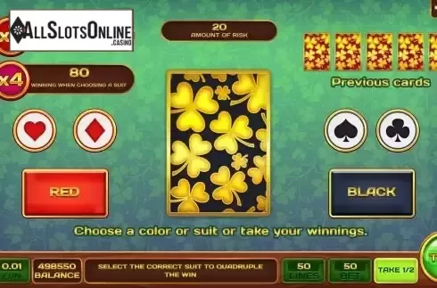 Risk Game screen