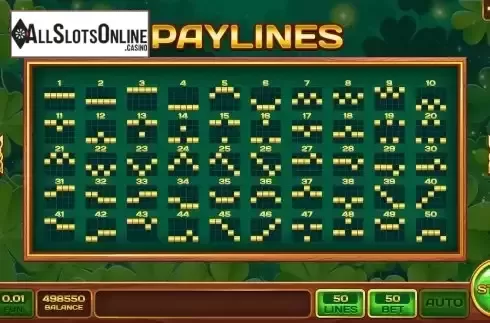 PayLines screen