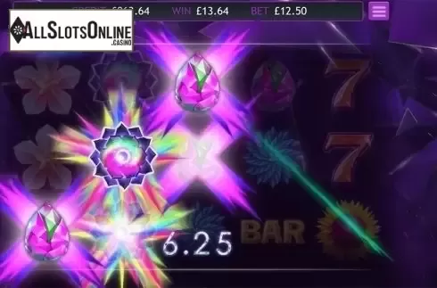 Wild win screen 2. Crystal Lotus from Eyecon