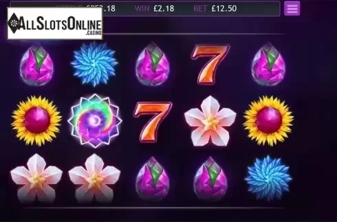 Respin win screen. Crystal Lotus from Eyecon