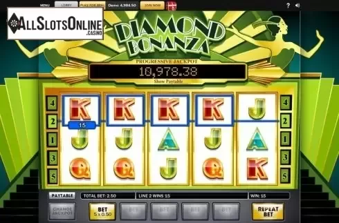 Win Screen 2. Diamond Bonanza from Roxor Gaming