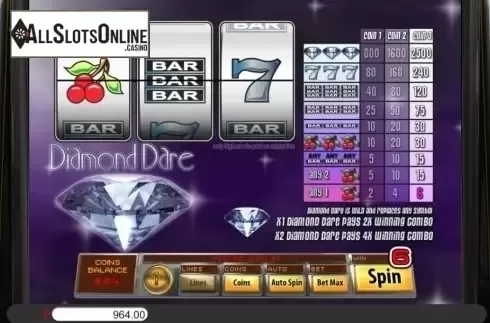 Win Screen 2. Diamond Dare from Genii