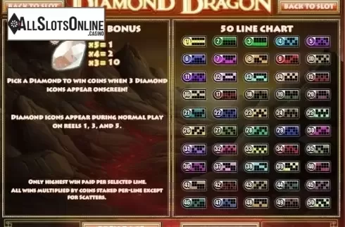 Screen4. Diamond Dragon from Rival Gaming