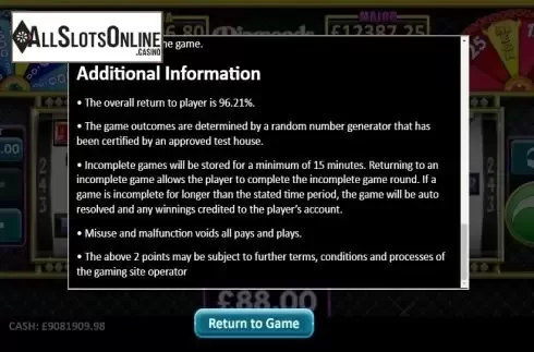 Game rules