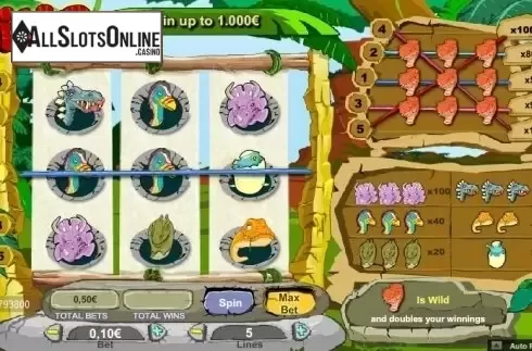 Screen 1. Dino from NeoGames