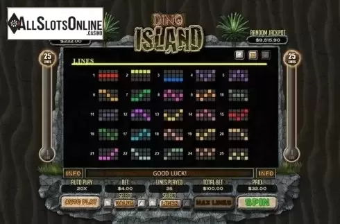 Lines. Dino Island from RTG