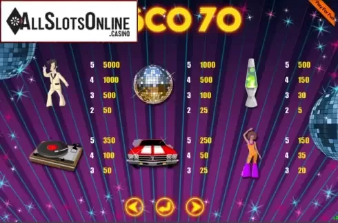 Screen7. Disco Seventies from Portomaso Gaming