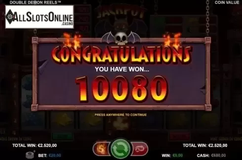 Total Win. Double Demon Reels from Betsson Group