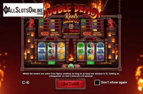 Start Screen. Double Demon Reels from Betsson Group
