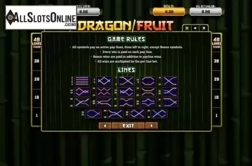 Lines. Dragon Fruit from Betsense