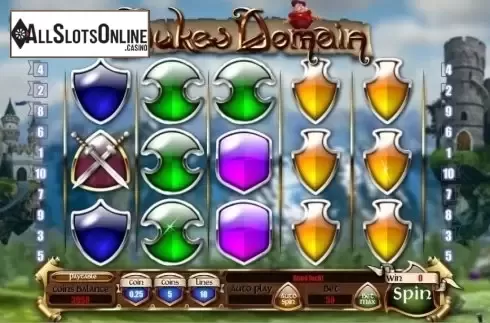 Game Workflow screen . Duke's Domain from Genii