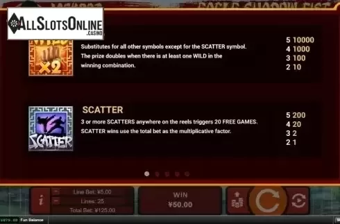 Features. Eagle Shadow Fist from RTG