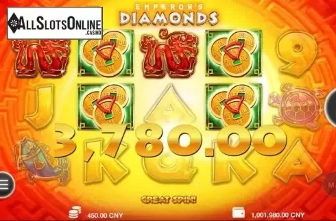 Win Screen. Emperor's Diamond from Genesis