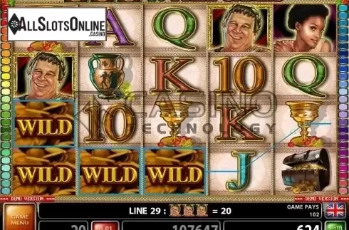 Screen3. Felicitous Romans from Casino Technology