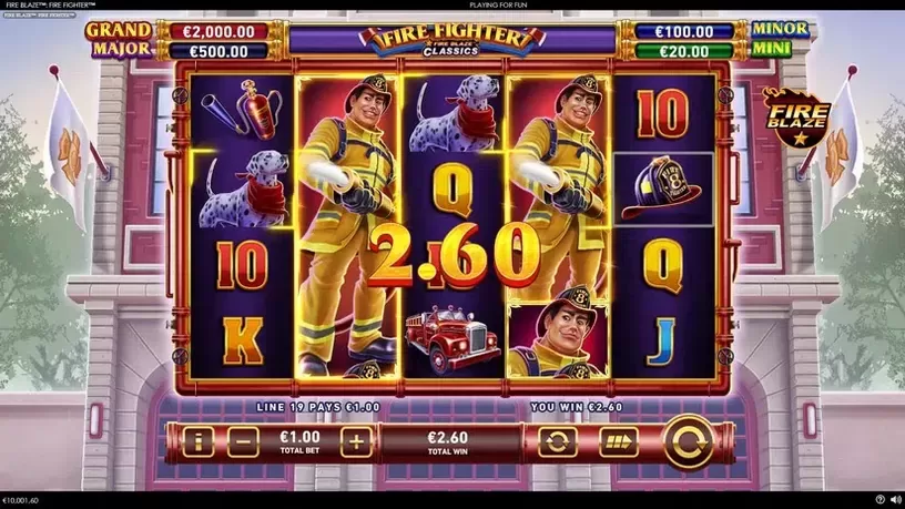 Fire Blaze Fire Fighter slot screenshot 2