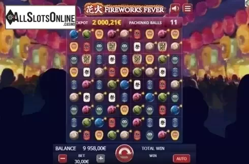 Reel Screen. Fireworks Fever from Gamatron