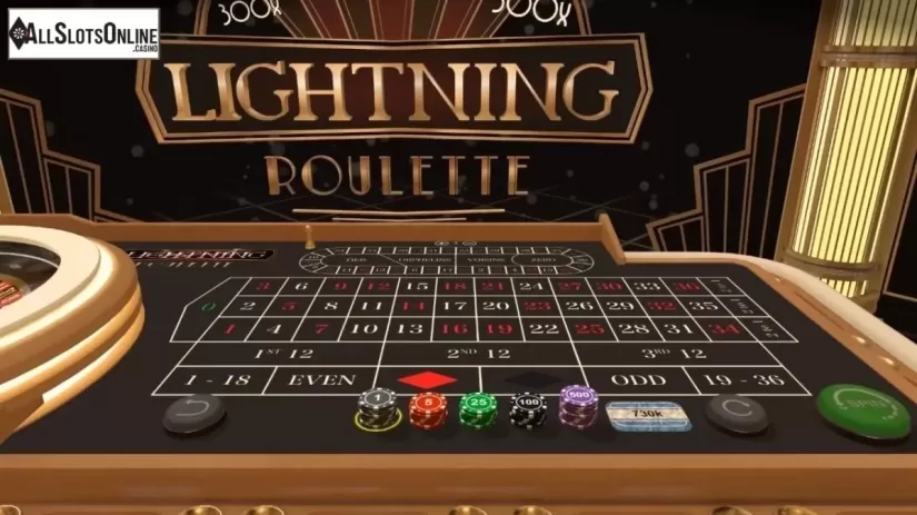 Game Screen 3. First Person Lightning Roulette from Evolution Gaming
