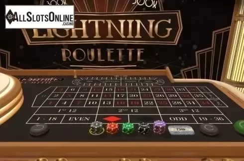 Game Screen 3. First Person Lightning Roulette from Evolution Gaming