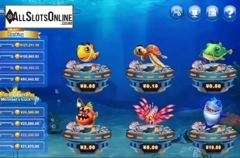 Game Screen 1. Fish Catch from RTG