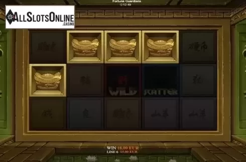 Win Screen. Fortune Guardians from Betixon