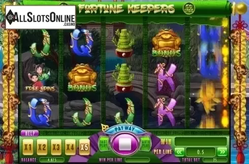 Screen 2. Fortune Keepers from Spinomenal
