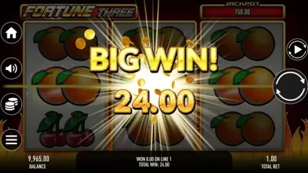Fortune Three slot screenshot 5