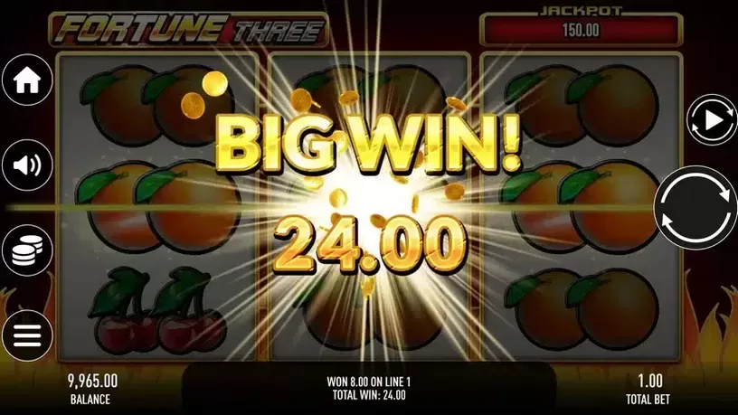Fortune Three slot screenshot 5