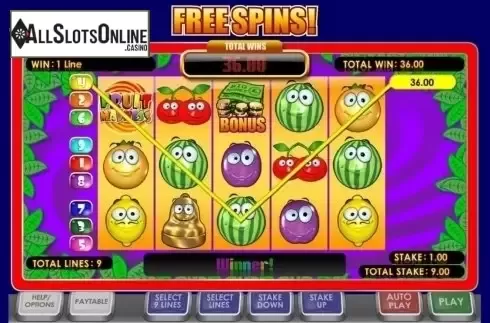 Screen5. Fruit Madness from Ash Gaming